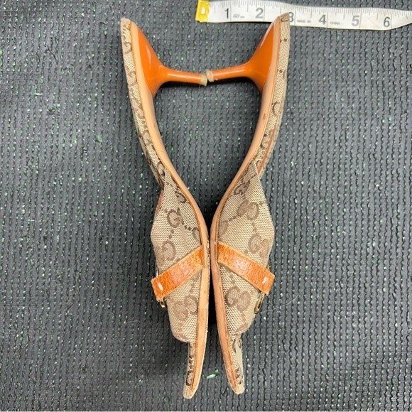 Gucci Open Toe Heels Size 8.5 - Picture 6 of 12